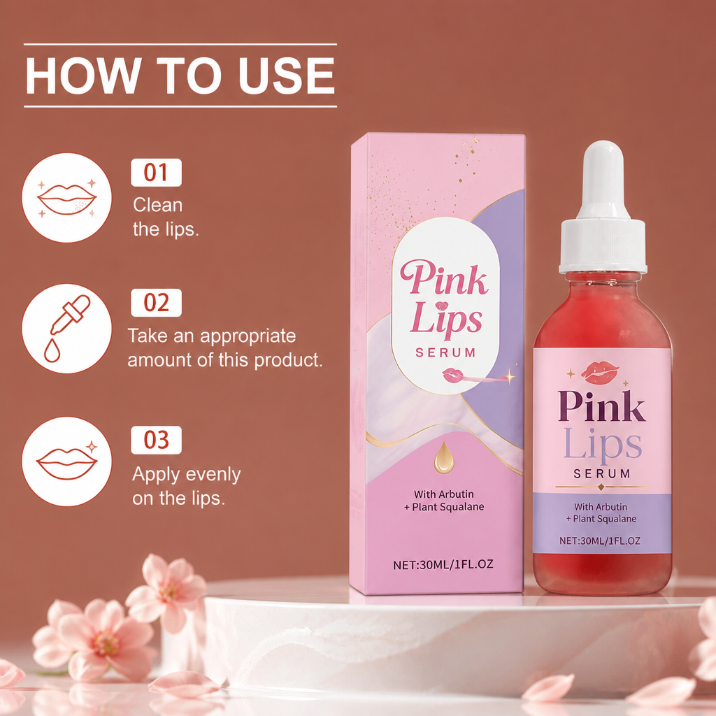 Brightening Lip Serum – Deep Hydration for Soft, Smooth Lips