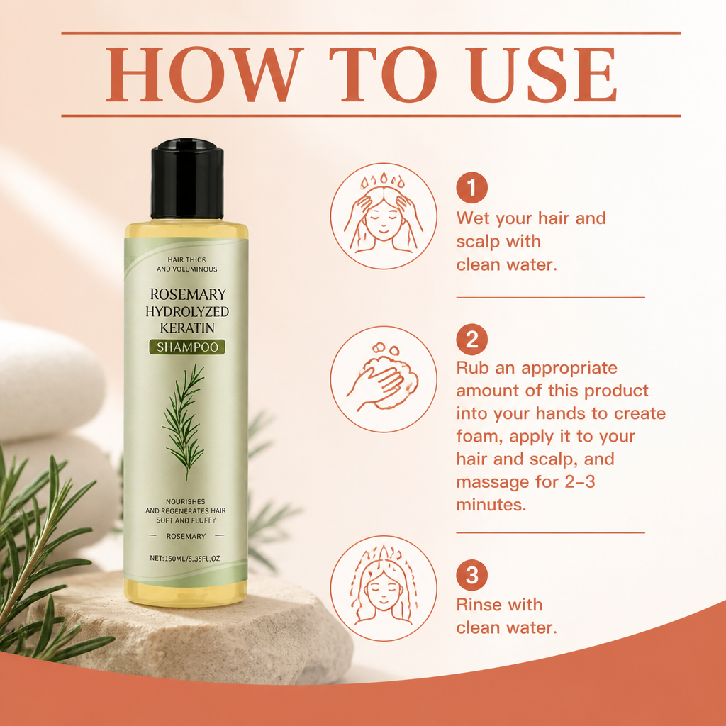 Keratin Hair Strengthening Shampoo – Nourishing Formula For Fuller Looking Hair