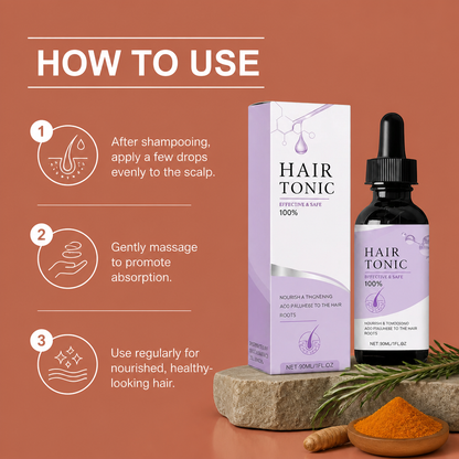 Turmeric & Rosemary Scalp Care Oil – Nourishing Hair Treatment Formula