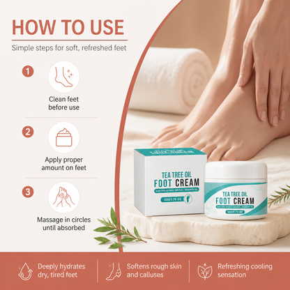 Cooling Foot Care Cream – Deep Hydration for Soft, Refreshed Feet