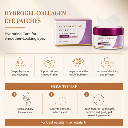 Hydrogel Collagen Eye Patches – Hydrating Care for Smoother-Looking Eyes