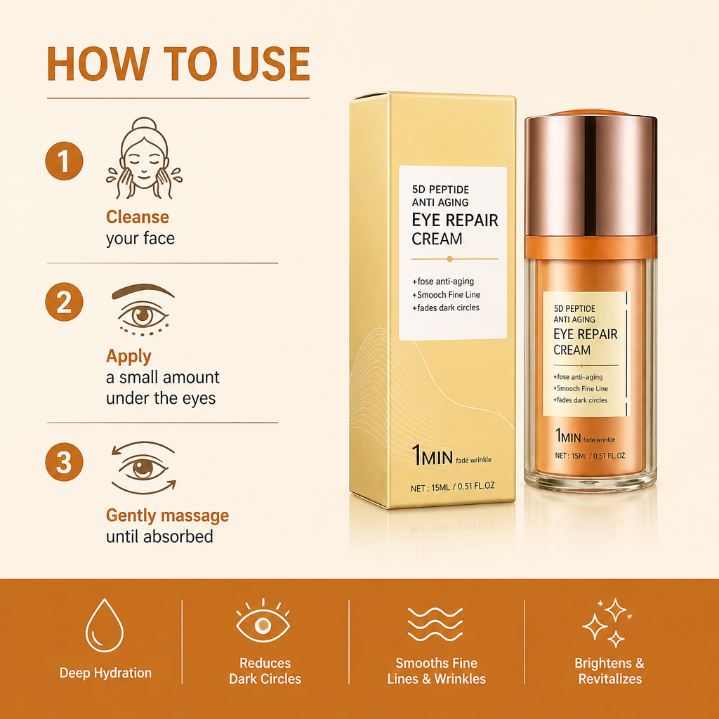 Retinol Eye Cream – Hydrating Care for Smoother-Looking Eyes