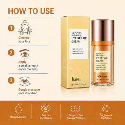 Retinol Eye Cream – Hydrating Care for Smoother-Looking Eyes
