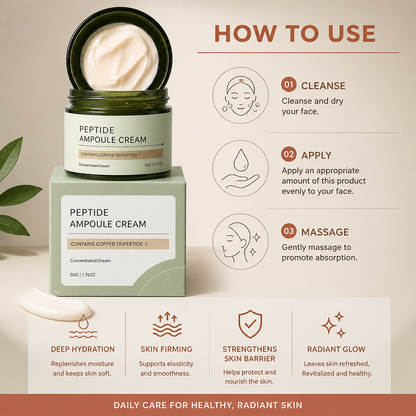 Copper Peptide Face Cream – Deep Hydration & Skin-Firming Care