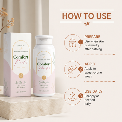 Cooling Body Powder – Fresh Dry Feel For Comfortable Skin