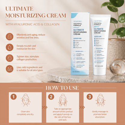 Ultimate Moisturizing Cream With Hyaluronic Acid & Collagen