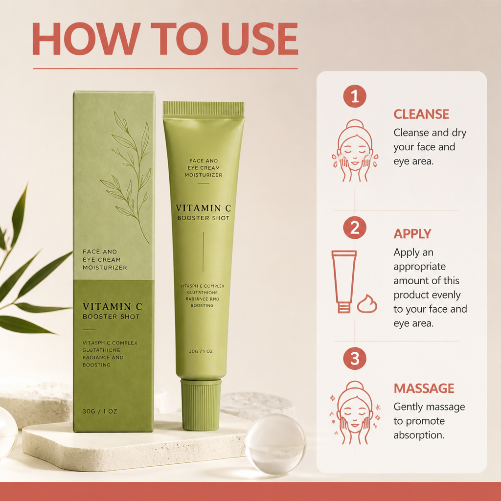 Niacinamide Face & Eye Moisturizer – Lightweight Hydrating Cream for Smooth Skin