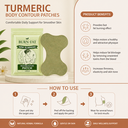 Turmeric Body Contour Patches – Comfortable Daily Support for Smoother Skin