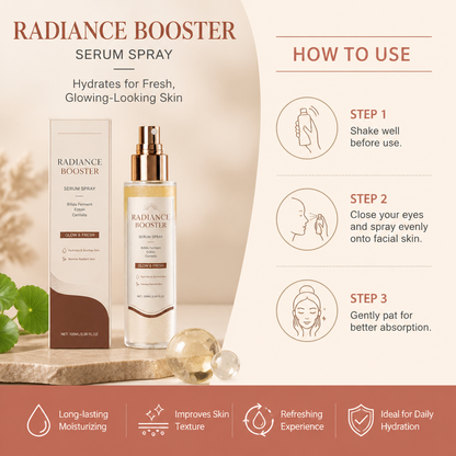 Radiance Booster Serum Spray – Hydrates for Fresh, Glowing-Looking Skin