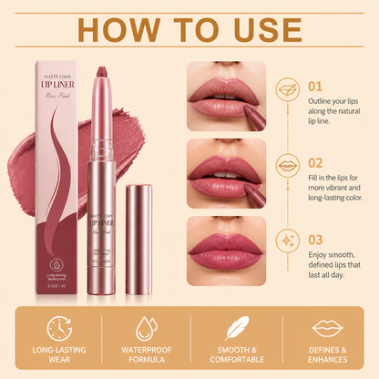 Tinted Lip Liner Pen – Smooth, Defined Color That Lasts