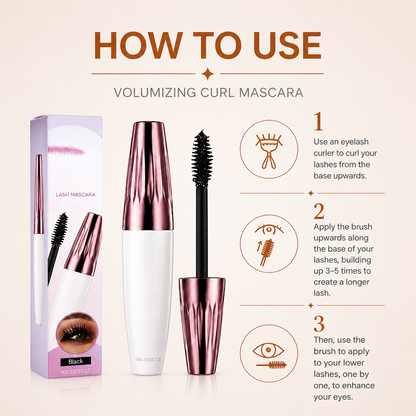 Volumizing Curl Mascara for Long-Lasting Lift & Definition