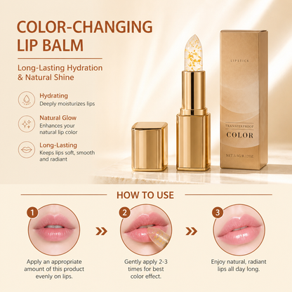 Color-Changing Lip Balm – Long-Lasting Hydration & Natural Shine