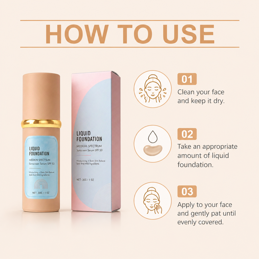 Hydrating Face Foundation – Lightweight Coverage With Natural Glow