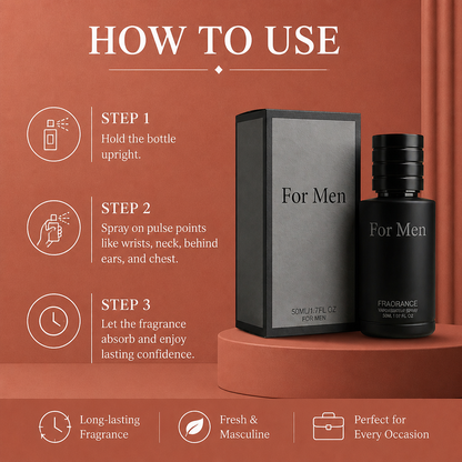 Men's Long Lasting Fragrance Spray – Fresh Scent For Everyday Confidence