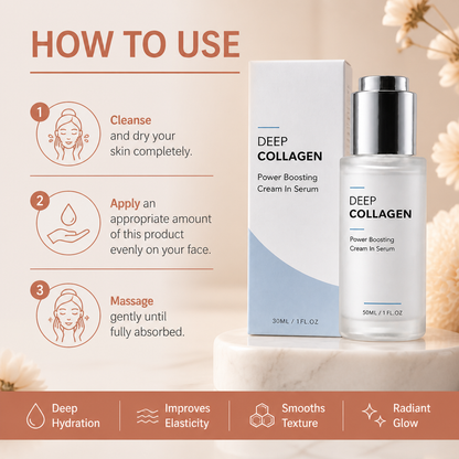 Deep Collagen Cream Serum – Intensive Hydration & Firm-Looking Skin