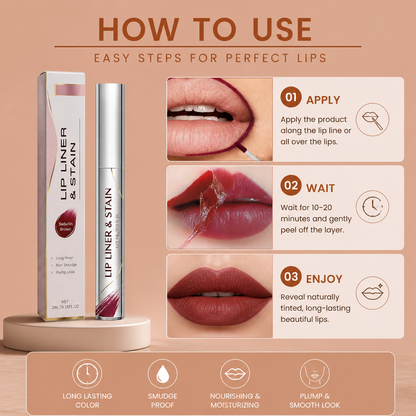 Peel-Off Lip Tint – Long-Lasting Color with Smooth, Comfortable Wear