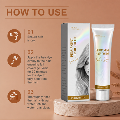 Long-Lasting Gray Hair Dye – Nourishing Color Formula For Smooth Hair