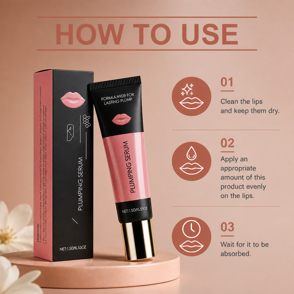 Plumping Lip Serum – Lightweight Hydration for Softer, Fuller-Looking Lips