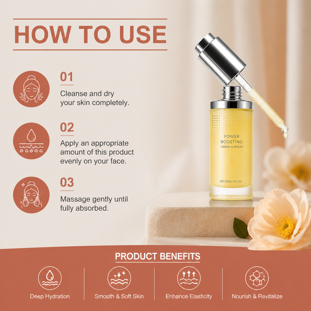 Collagen Cream Serum – Deep Hydration for Smooth, Firm-Looking Skin