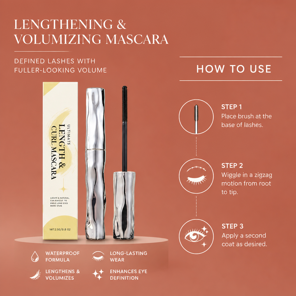 Lengthening & Volumizing Mascara – Defined Lashes With Fuller-Looking Volume