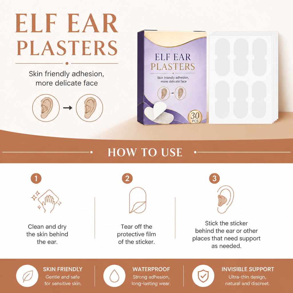 Elf Ear Stickers – Invisible Ear Shaping Support For A Cute Look