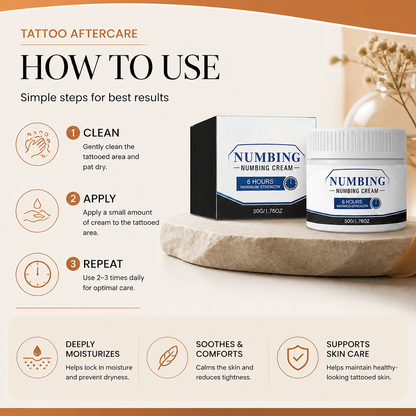 Tattoo Aftercare Moisturizing Cream – Gentle Care For Fresh Inked Skin