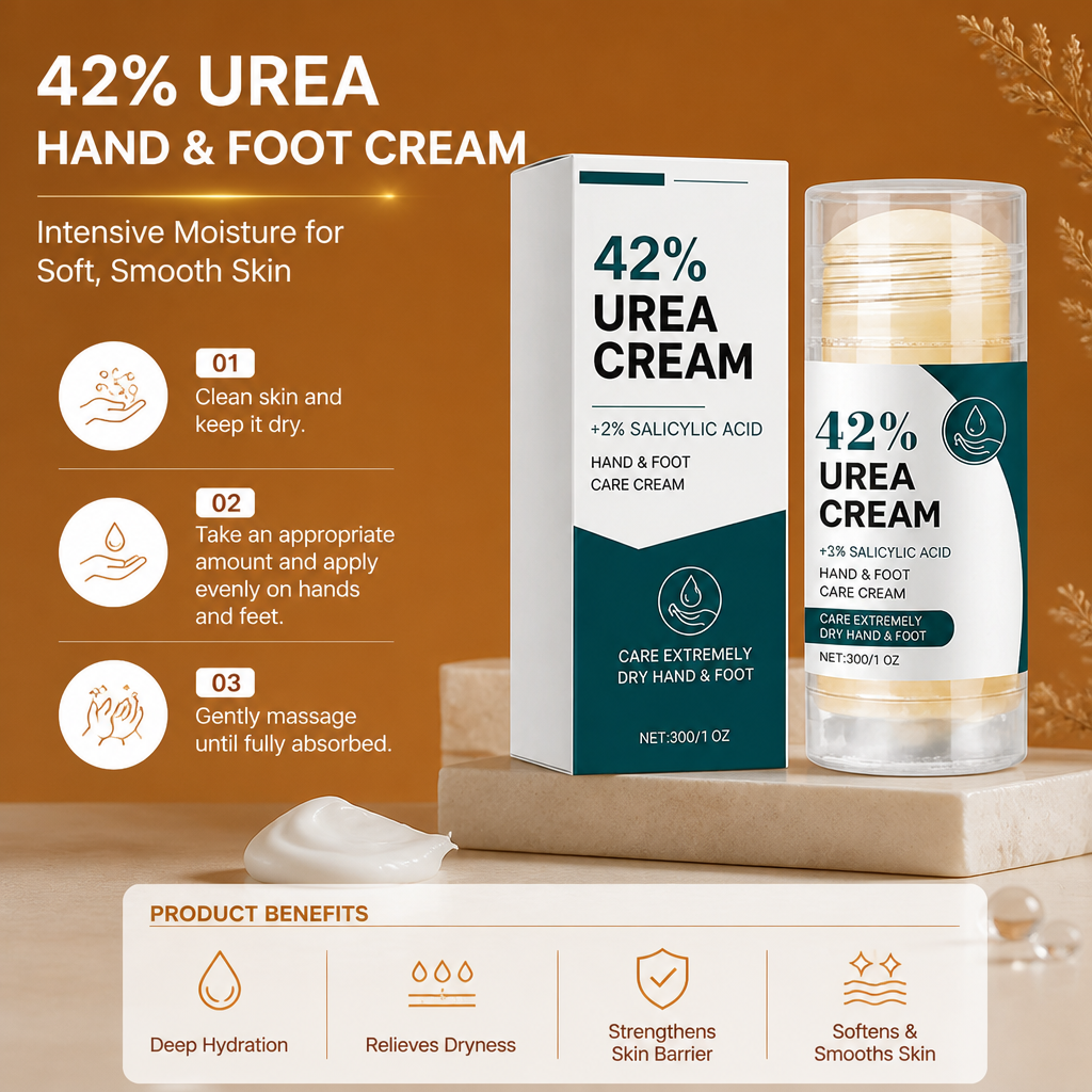 42% Urea Hand & Foot Cream – Intensive Moisture for Soft, Smooth Skin