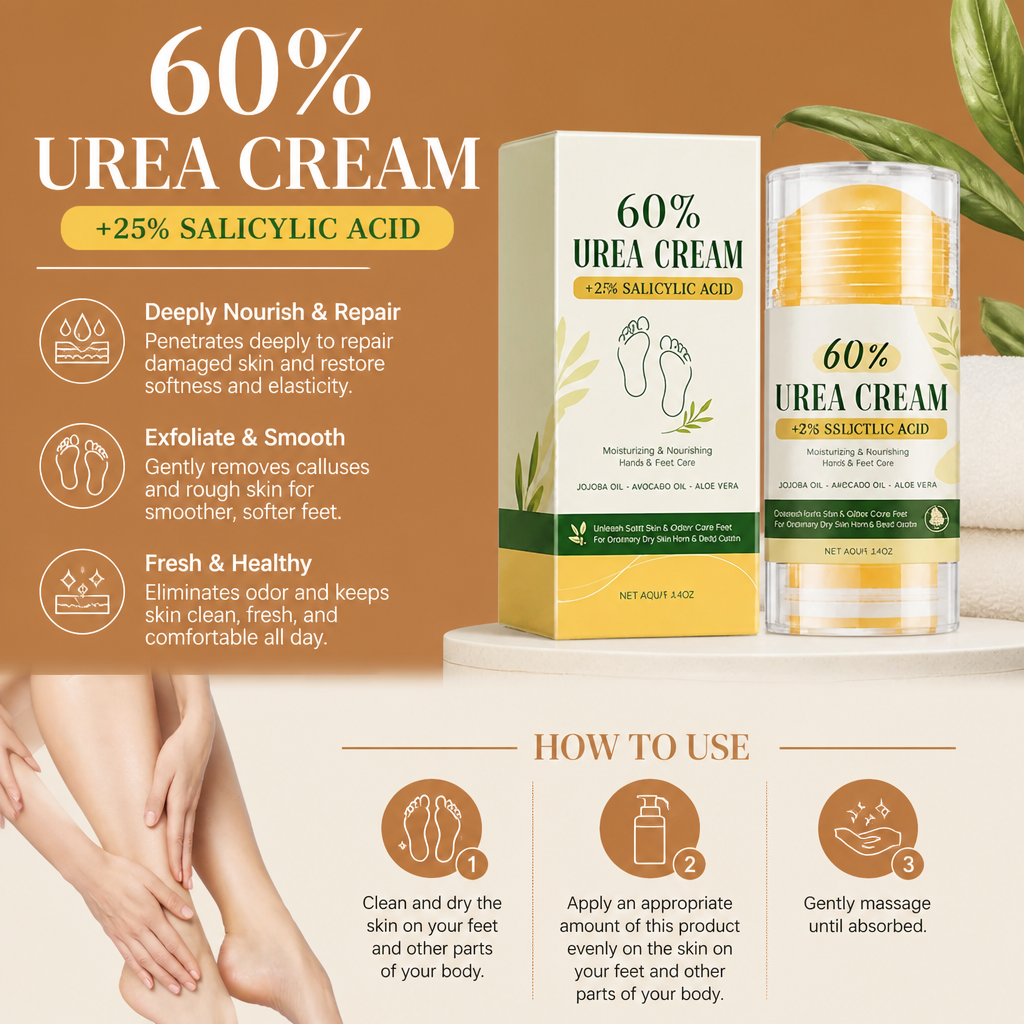 60% Urea Foot Cream – Intensive Care for Smooth, Soft Feet