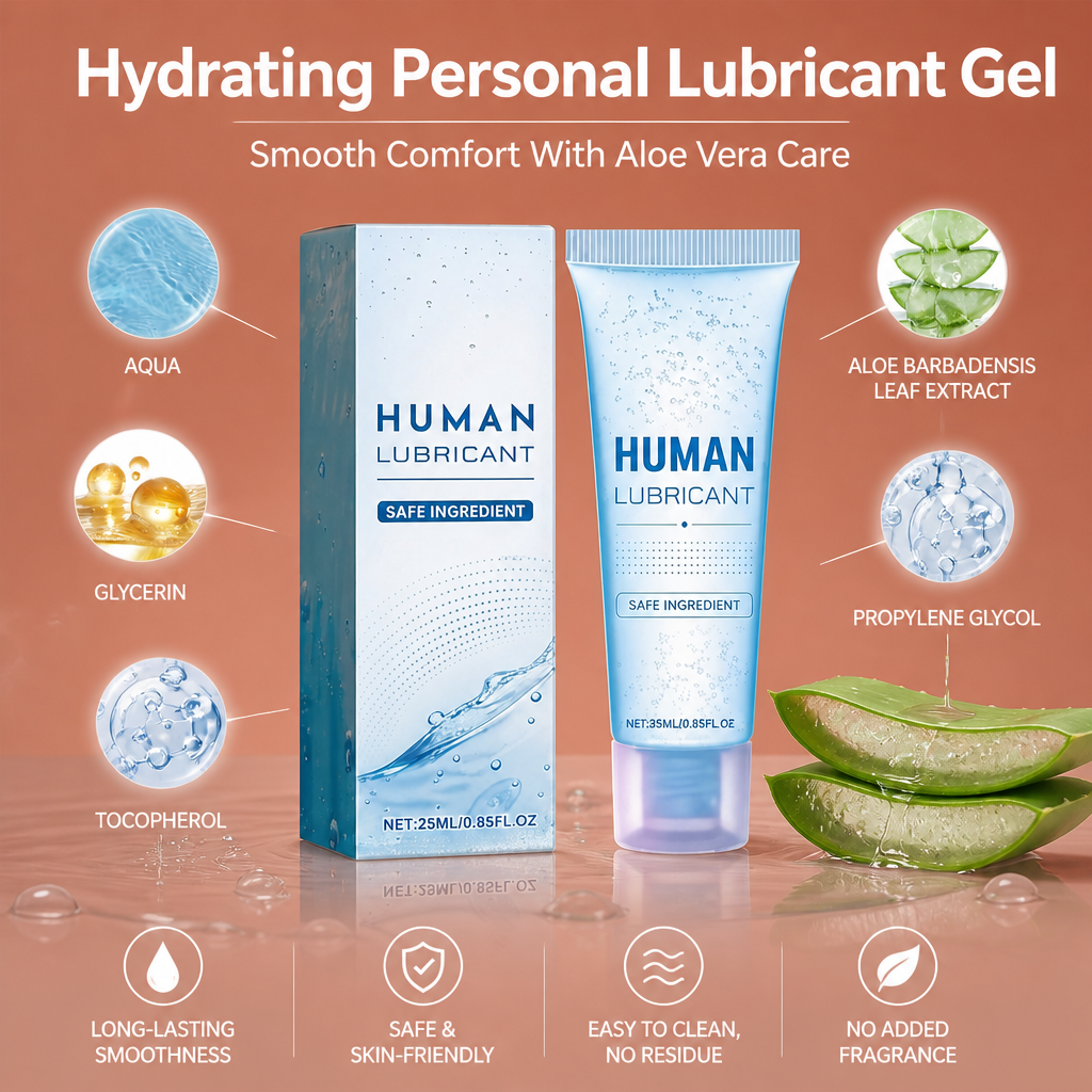 Hydrating Personal Lubricant Gel – Smooth Comfort With Aloe Vera Care