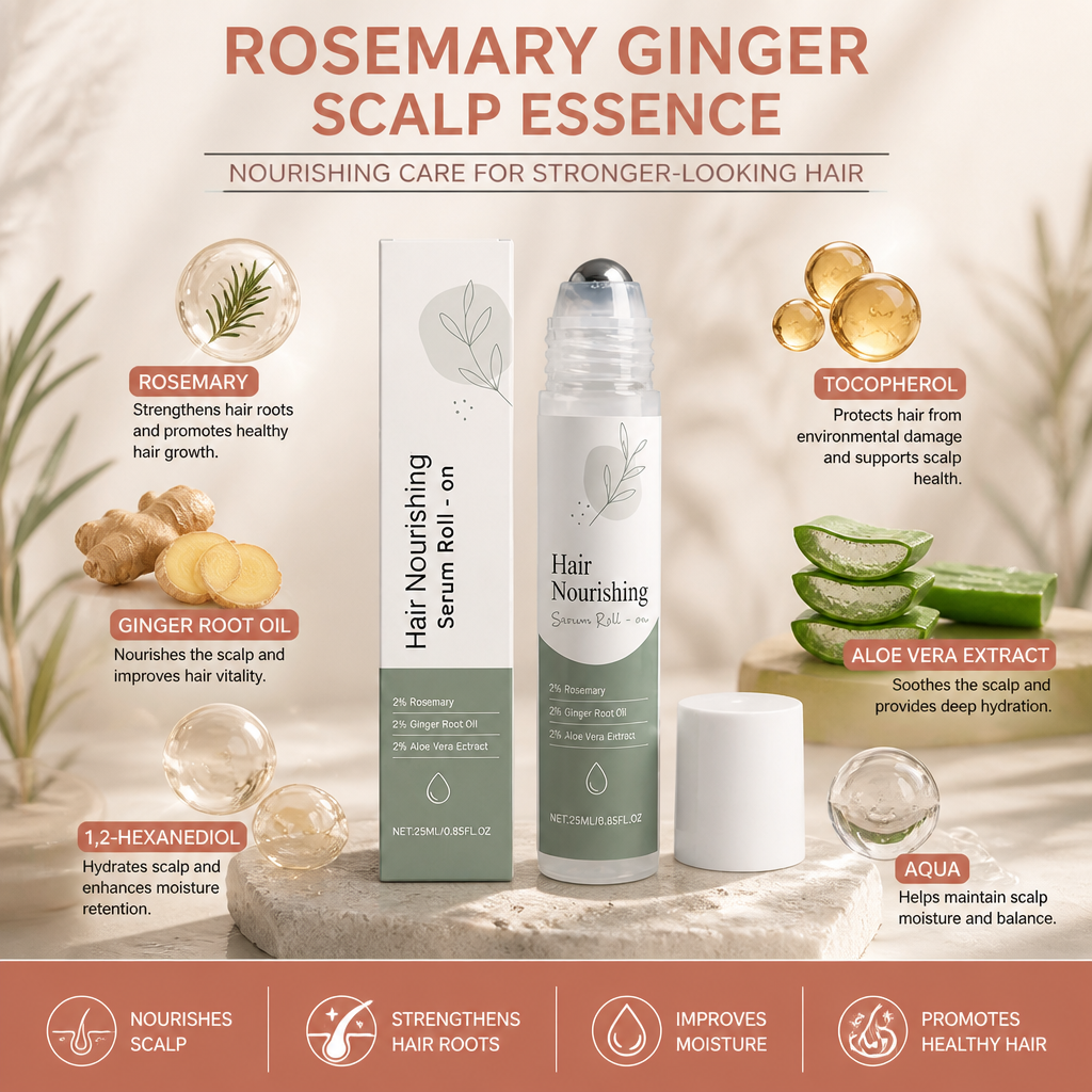 Rosemary Ginger Scalp Essence – Nourishing Care For Stronger-Looking Hair