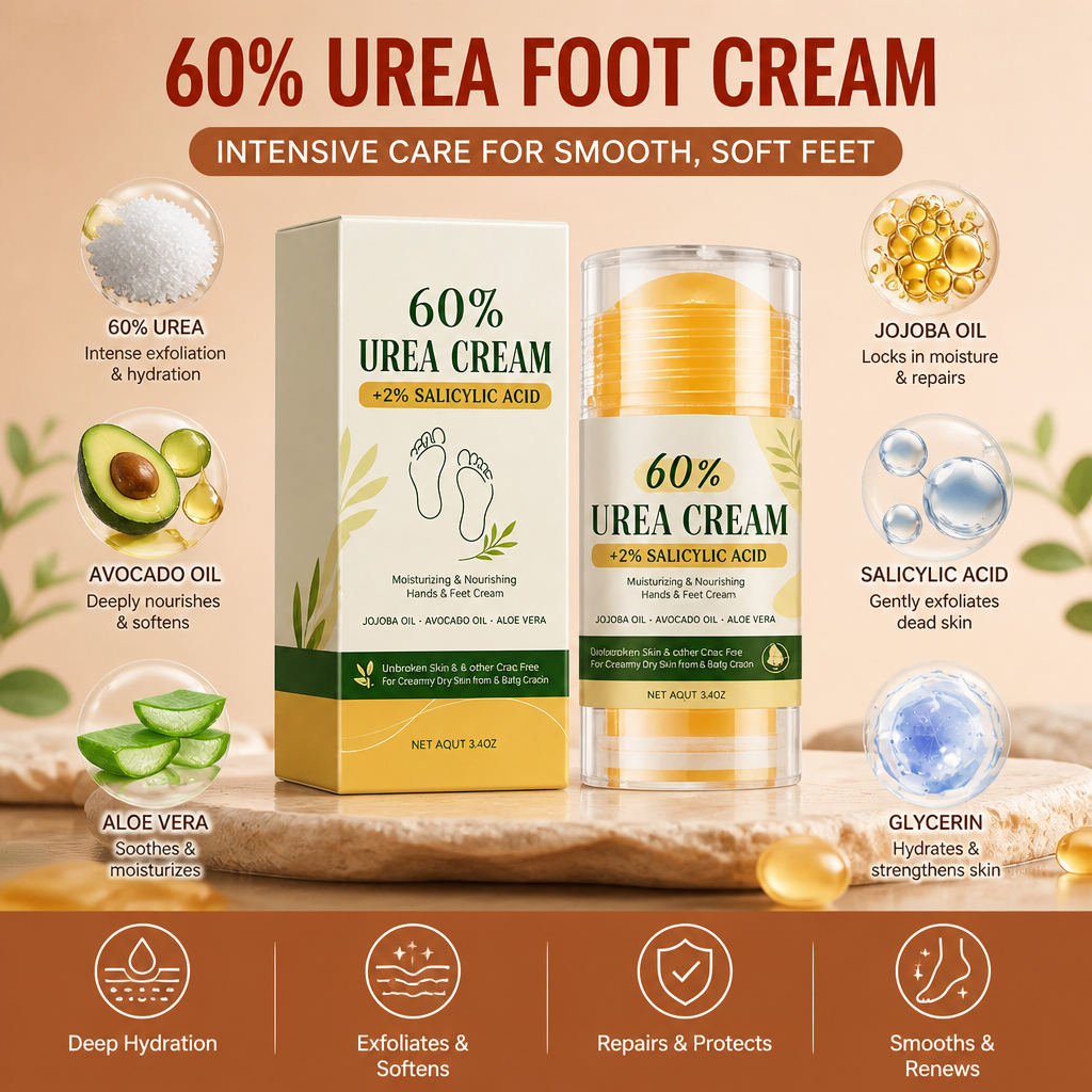60% Urea Foot Cream – Intensive Care for Smooth, Soft Feet