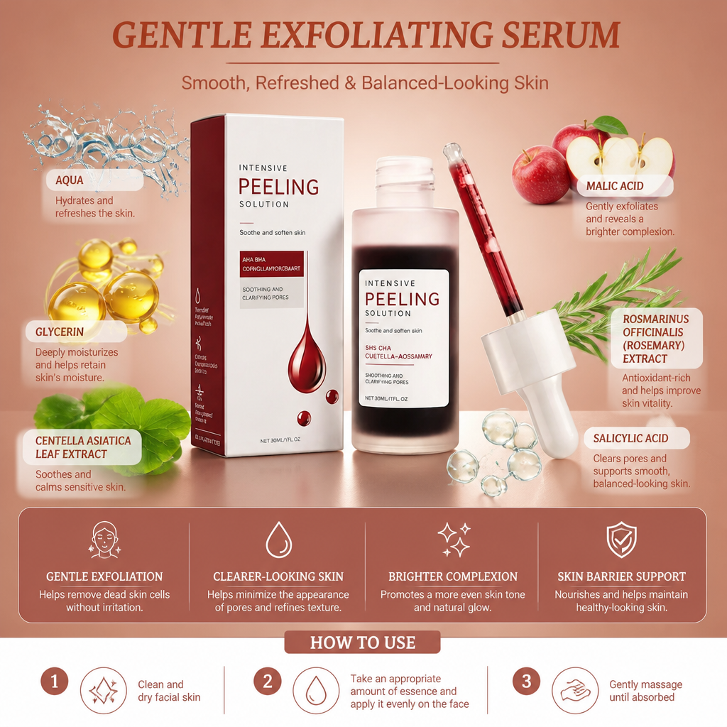 Gentle Exfoliating Serum – Smooth, Refreshed & Balanced-Looking Skin