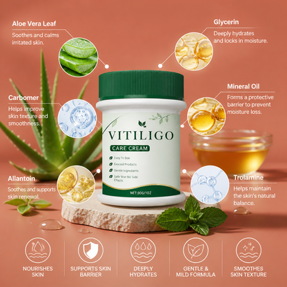 Vitiligo Care Cream – Nourishing Skin Care Formula for Uneven Skin Appearance