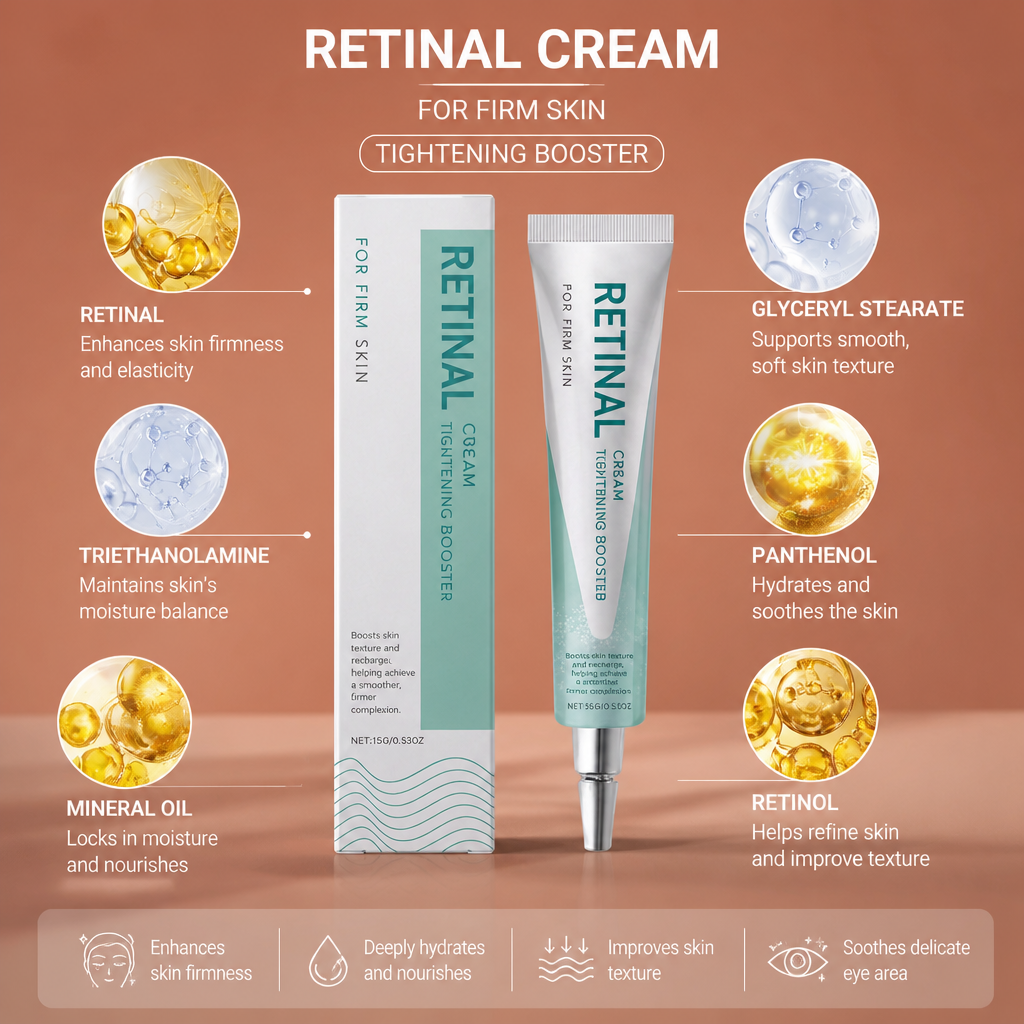 Retinal & Retinol Eye Cream – Hydrating Care for Smoother-Looking Eyes