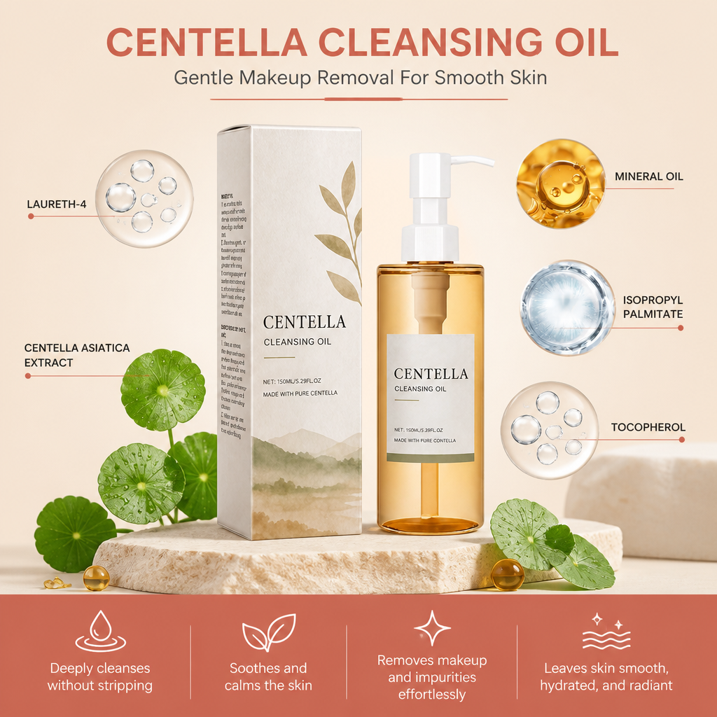 Centella Cleansing Oil – Gentle Makeup Removal For Smooth Skin