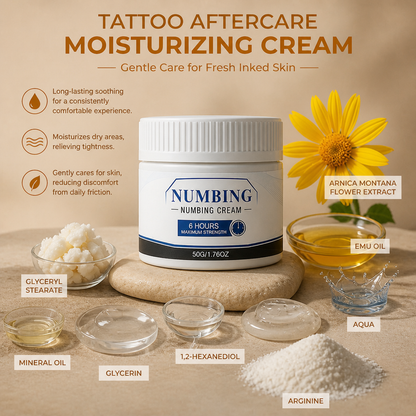 Tattoo Aftercare Moisturizing Cream – Gentle Care For Fresh Inked Skin