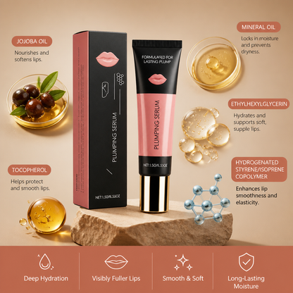 Plumping Lip Serum – Lightweight Hydration for Softer, Fuller-Looking Lips