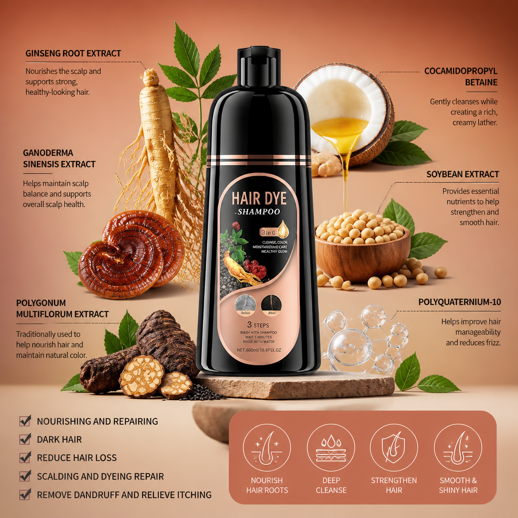 Botanical Scalp Care Shampoo – Nourishing Formula For Smooth, Healthy-Looking Hair