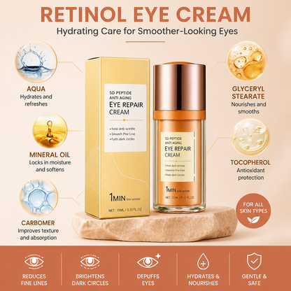 Retinol Eye Cream – Hydrating Care for Smoother-Looking Eyes