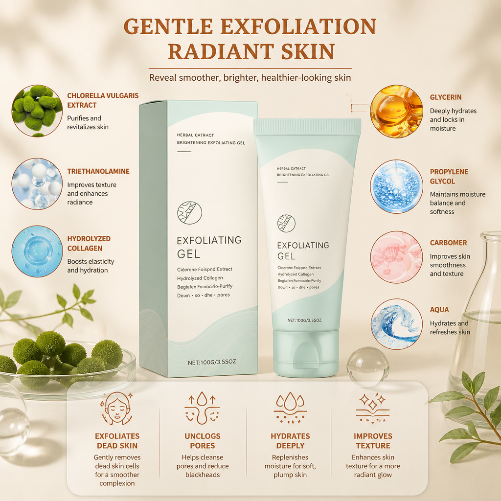 Collagen Exfoliating Gel – Gentle Renewal for Smooth, Radiant Skin