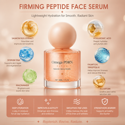 Firming Peptide Face Serum – Lightweight Hydration for Smooth, Radiant Skin