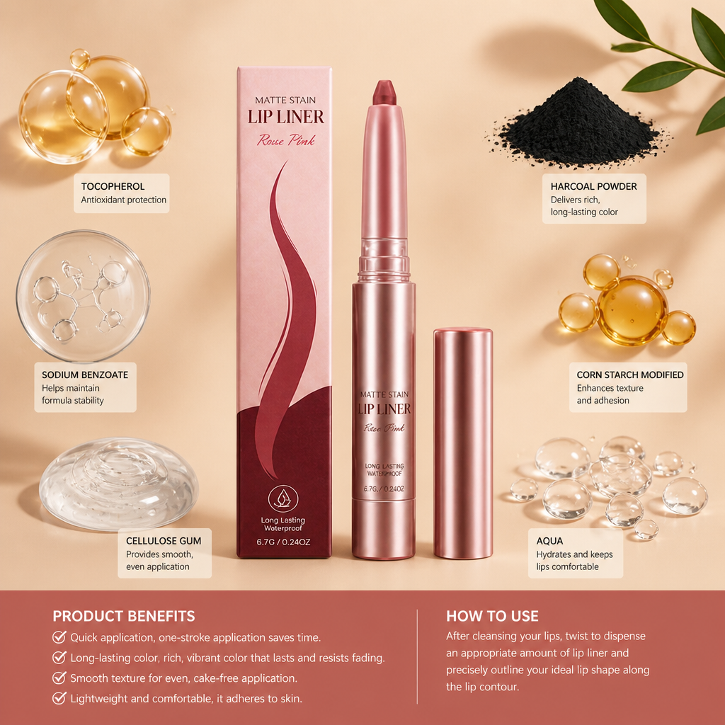 Tinted Lip Liner Pen – Smooth, Defined Color That Lasts