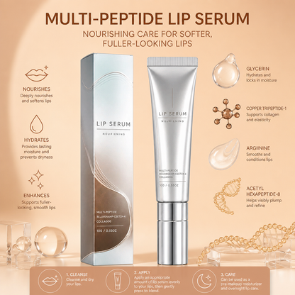 Multi-Peptide Lip Serum – Nourishing Care for Softer, Fuller-Looking Lips