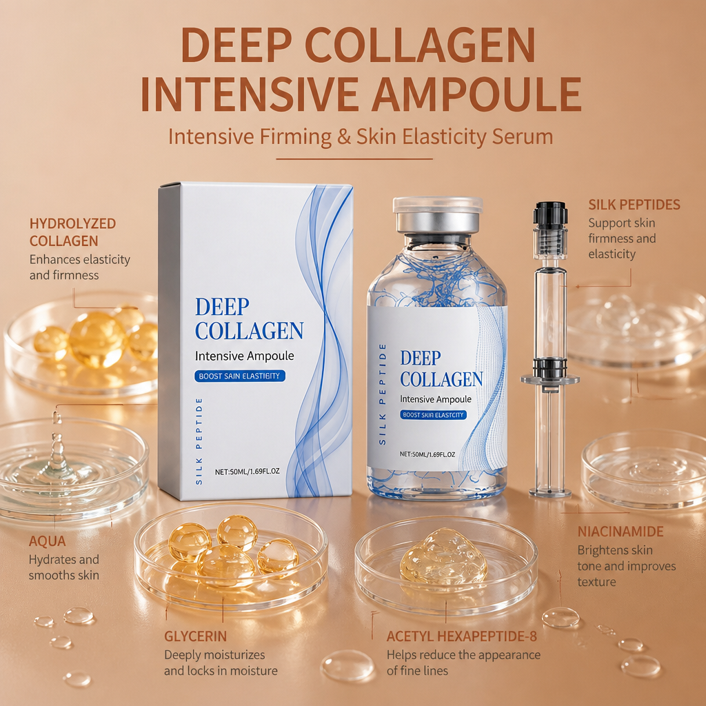 Deep Collagen Peptide Ampoule – Intensive Firming & Skin Elasticity Serum