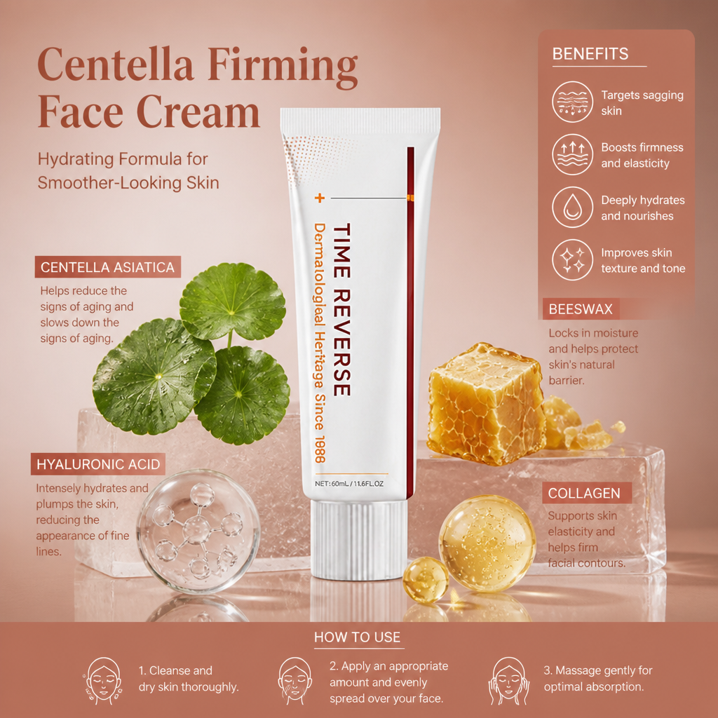 Centella Firming Face Cream – Hydrating Formula for Smoother-Looking Skin