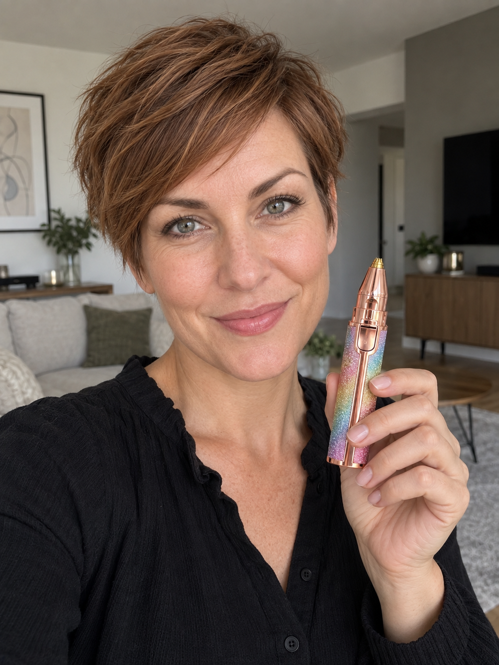 Customer showing natural brow shape using the 4-in-1 Makeup Pen