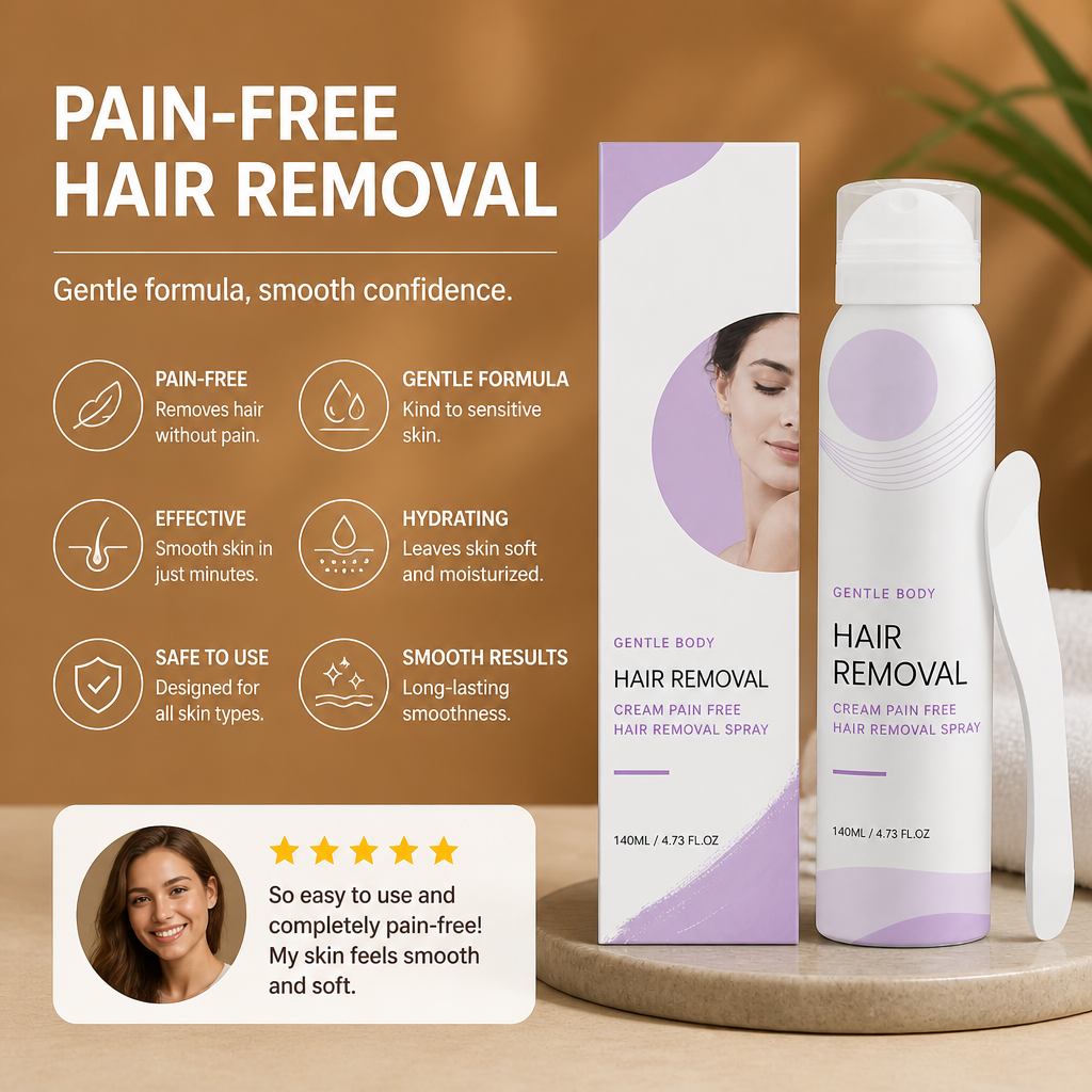 Pain-Free Man Hair Removal Cream – Gentle Formula for Sensitive Skin