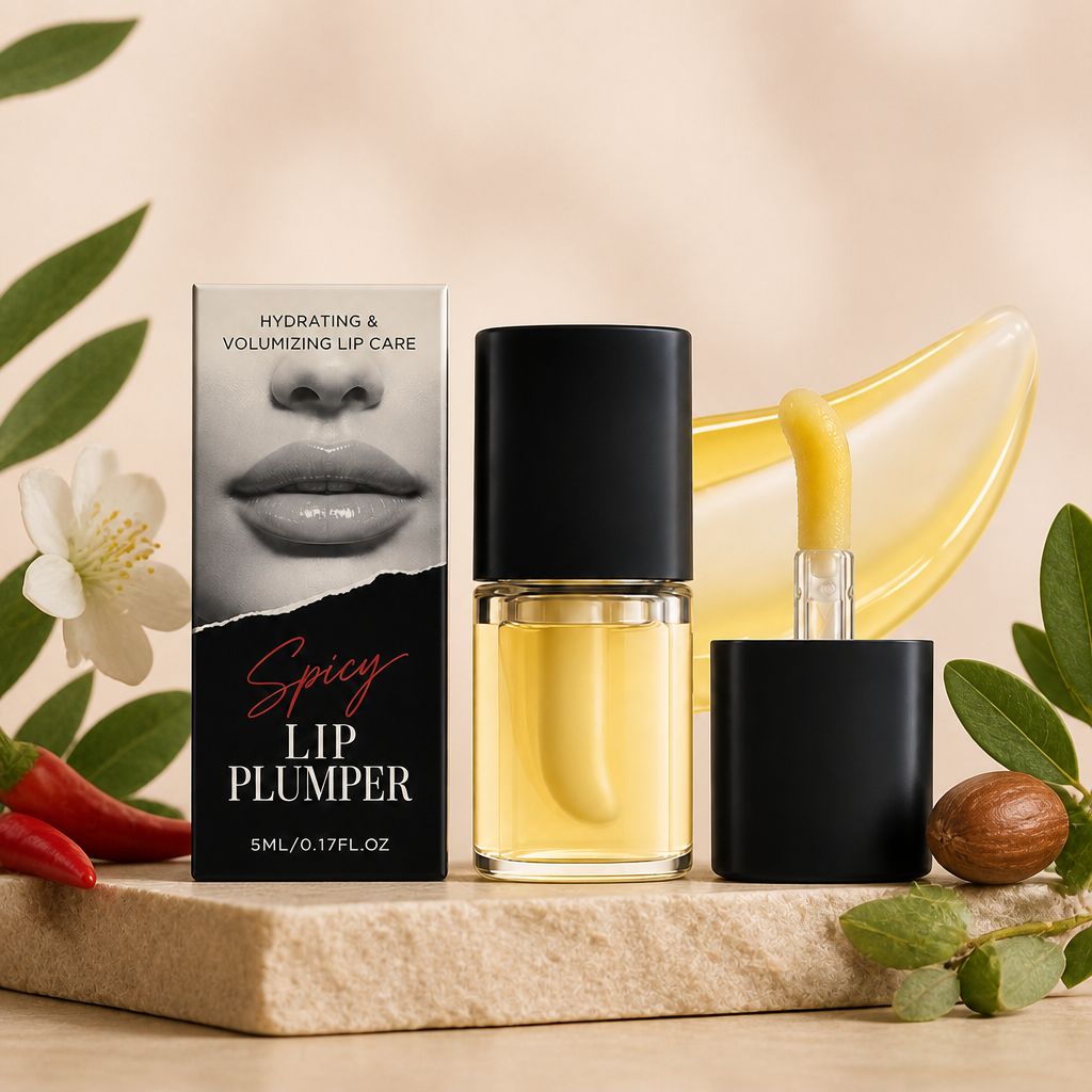 Korean Spicy Lip Plumper Gloss – Fuller-Looking Lips with a High-Shine Finish