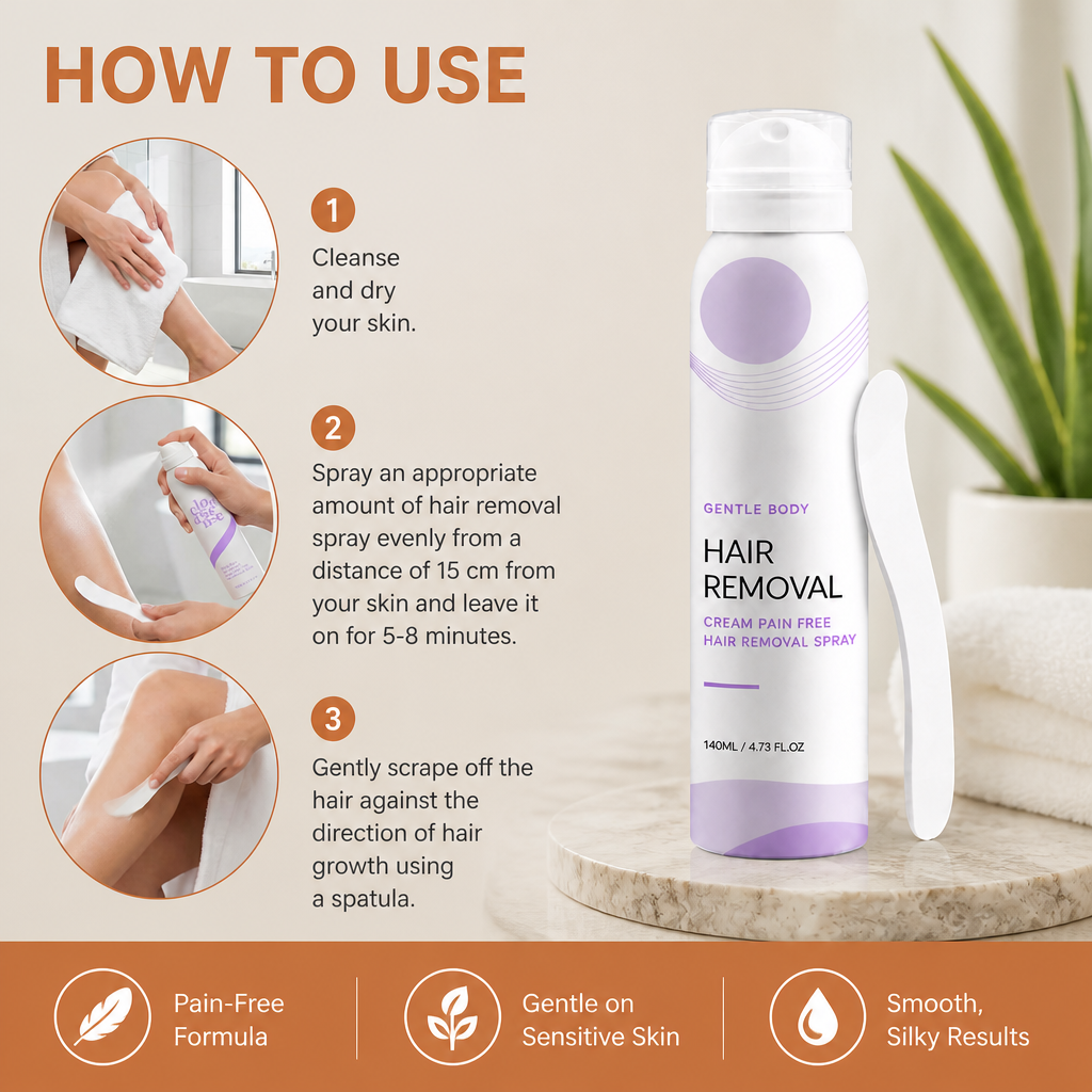 Pain-Free Man Hair Removal Cream – Gentle Formula for Sensitive Skin