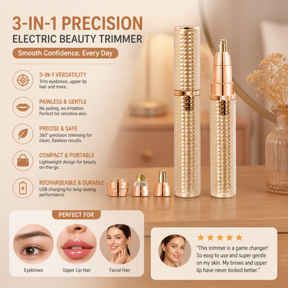 3-in-1 Precision Electric Beauty Trimmer